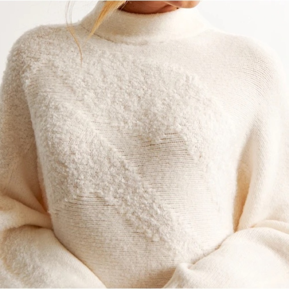 Abercrombie Mock Neck Dolman Sweater
